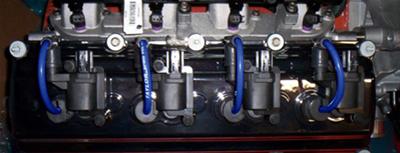 Spiro-Pro Blue Spark Plug Shorty 8mm Wire Set 03-05 Hemi 5.7L - Click Image to Close